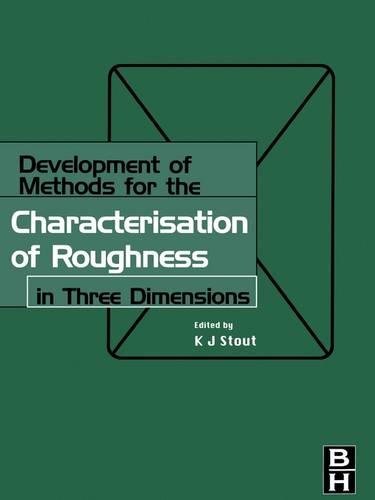 Imagen de archivo de Development of Methods for Characterisation of Roughness in three Dimensions a la venta por Books Puddle