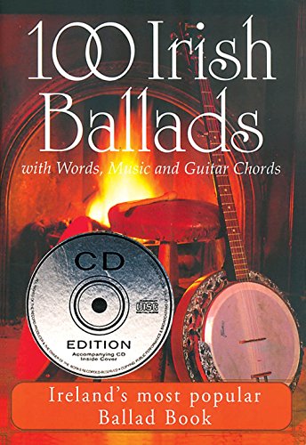 9781857200966: '100 Irish Ballads' (with words, music & guitar chords) (+CD)