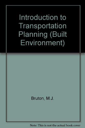 Beispielbild fr Introduction to Transportation Planning zum Verkauf von Better World Books Ltd