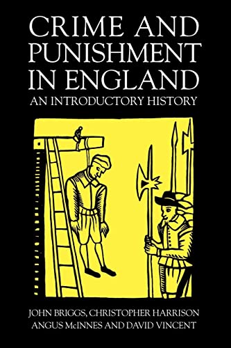 Beispielbild fr Crime And Punishment In England: An Introductory History zum Verkauf von Goldstone Books