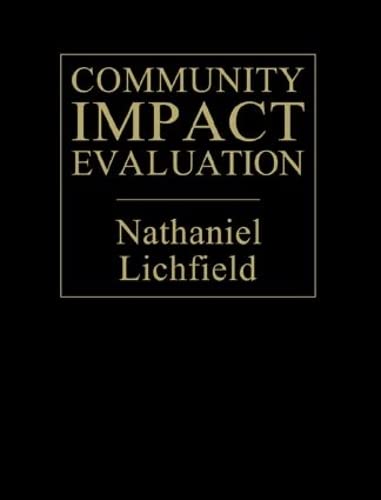 9781857282375: Community Impact Evaluation: Principles And Practice