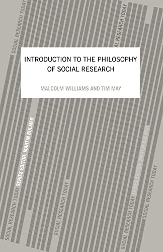Stock image for An Introduction To The Philosophy Of Social Research (Social Research Today) for sale by AwesomeBooks