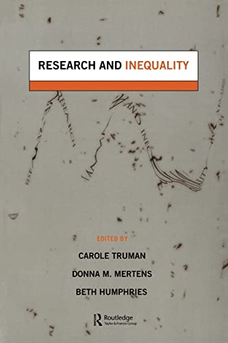 Beispielbild fr Research and Inequality zum Verkauf von WorldofBooks