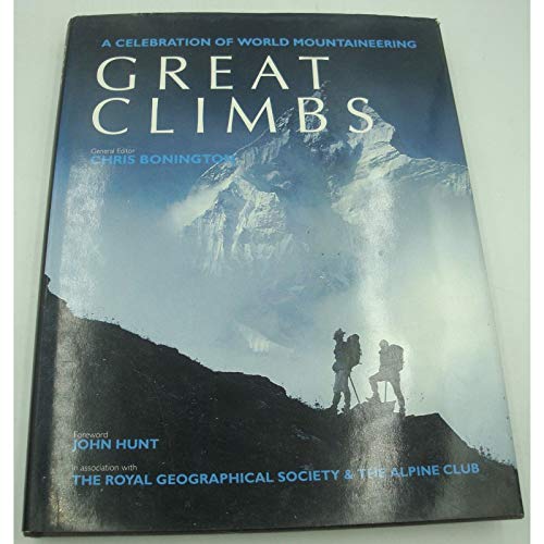 Stock image for Great Climbs: A Celebration of World Mountaineering for sale by Reuseabook