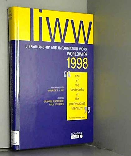 Imagen de archivo de Librarianship and Information Work Worldwide 1998 a la venta por Better World Books