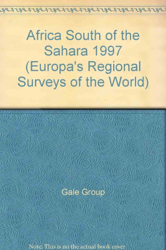 Africa South of Sahara 1997 (9781857430295) by Gale Cengage Learning; 26th 1997