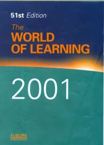 Stock image for The World of Learning 2001 for sale by Ammareal
