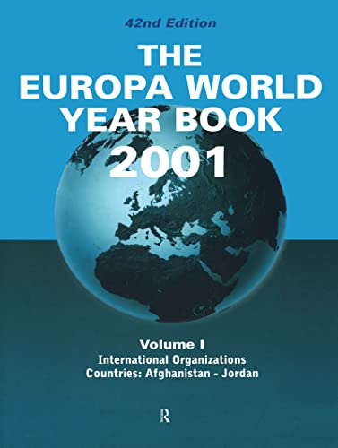 Beispielbild fr Europa World Year Bk 2001 V1 zum Verkauf von WorldofBooks