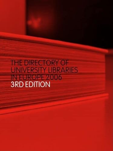 9781857434019: The Directory of University Libraries in Europe 2006