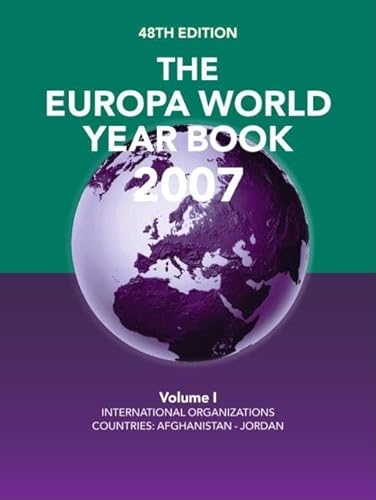 Stock image for The Europa World Year Book 2007 2v for sale by PBShop.store UK