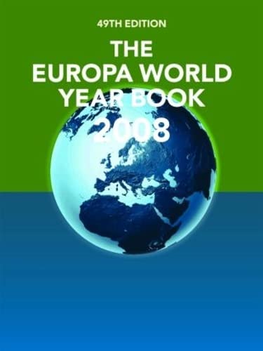 Stock image for The Europa World Year Book 2008 (Europa World Year Book (2v.)) [Hardcover] Europa Publications for sale by GridFreed