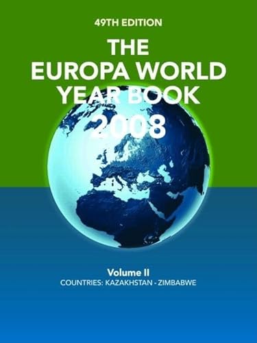 Stock image for The Europa World Year Book 2008 Volume 2 for sale by Phatpocket Limited