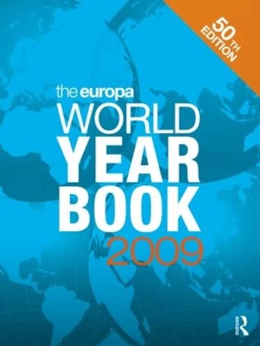 Imagen de archivo de The Europa World Year Book 2009 a la venta por Revaluation Books