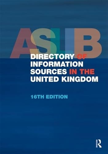 9781857435764: ASLIB DIRECTORY OF INFORMATION SOURCES IN THE UNITED KINGDOM