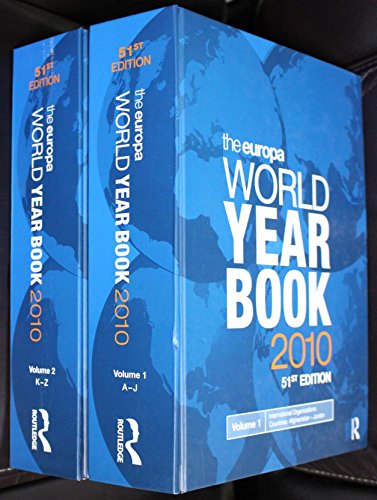 Stock image for The Europa World Year Book 2010 for sale by WorldofBooks