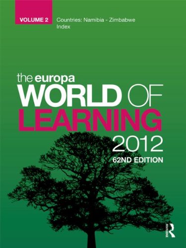 Beispielbild fr Europa World of Learning 2012 zum Verkauf von Better World Books