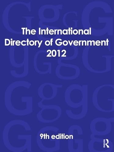 Imagen de archivo de The International Directory of Government 2012 a la venta por Chiron Media