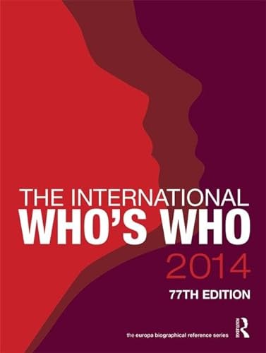 Beispielbild fr The International Who's Who 2014 zum Verkauf von BooksRun