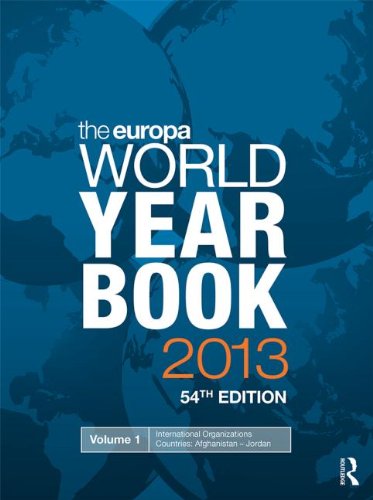 Beispielbild fr The Europa World Year Book 2013 zum Verkauf von Better World Books