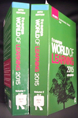 Stock image for The Europa World of Learning 2015 for sale by Better World Books