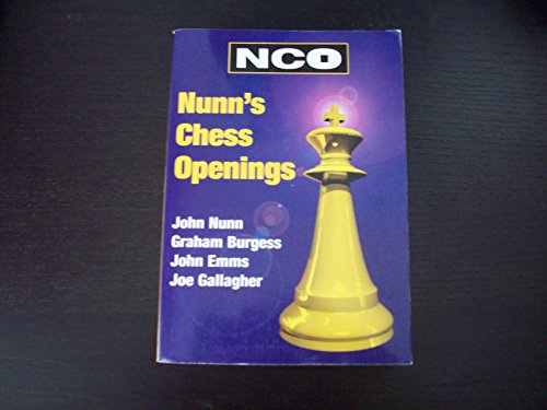 Stock image for Nunn's Chess Openings (Cadogan Chess Books) for sale by Wonder Book