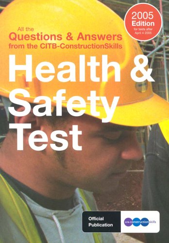 Stock image for Health and Safety Test Book 2005 for sale by AwesomeBooks