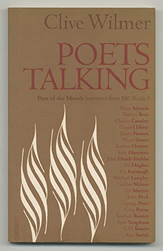 Stock image for Poets Talking: Poet of the Month Interviews from BBC Radio 3 for sale by ThriftBooks-Dallas