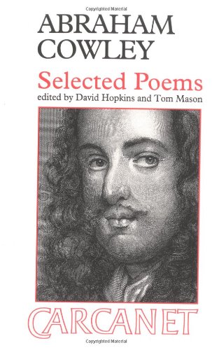 9781857541199: Selected Poems: Abraham Cowley (Fyfield Books)