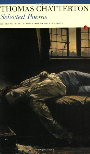 Imagen de archivo de Selected Poems: Thomas Chatterton a la venta por MusicMagpie