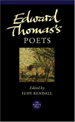 Stock image for Edward Thomas's Poets for sale by Better World Books