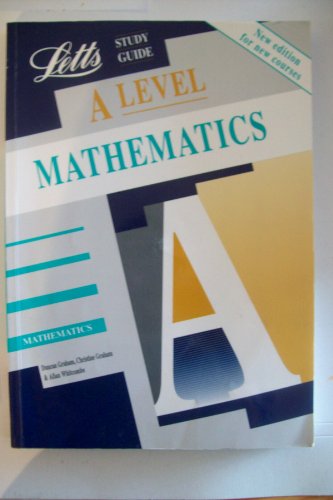 9781857583380: A-level Study Guide Mathematics (Letts Educational A-level Study Guides)