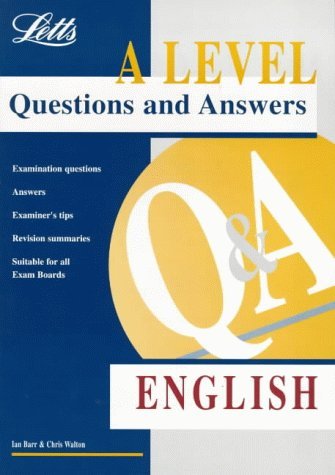 Stock image for A-level Questions and Answers English ('A' Level Questions & Answers) for sale by MusicMagpie