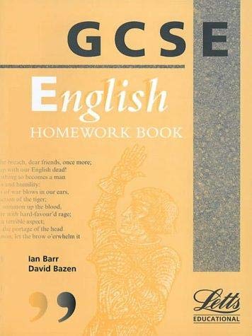 Stock image for GCSE English: Homework Bk (GCSE textbooks) for sale by AwesomeBooks