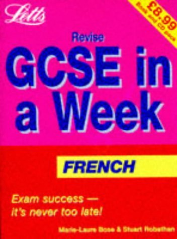 9781857586985: Revise GCSE in a Week French