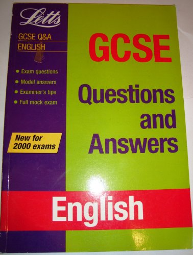 9781857589535: GCSE Questions and Answers English (GCSE Questions and Answers Series)
