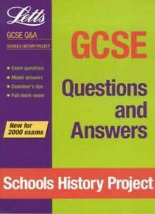 GCSE Questions and Answers Schools History Project (GCSE Questions & Answers) (9781857589627) by Greg Lacey