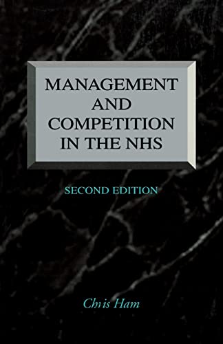 Stock image for Management and Competition in the NHS for sale by WorldofBooks