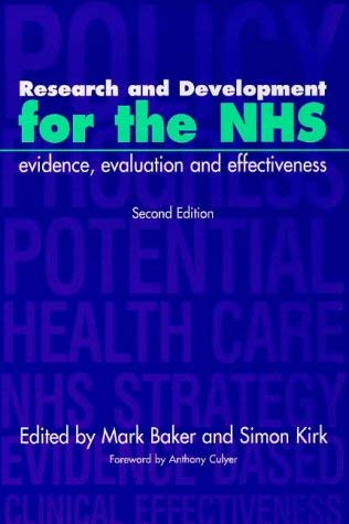 Beispielbild fr Research and Development for the NHS, Second Edition zum Verkauf von WorldofBooks