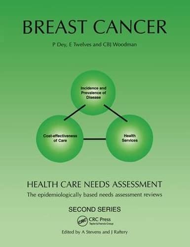 Beispielbild fr Breast Cancer : Health Care Needs Assessment; the Epidemiologically Based Needs Assessment Reviews zum Verkauf von PsychoBabel & Skoob Books