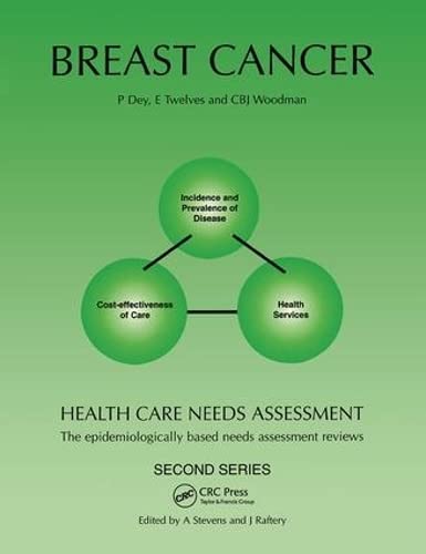 Stock image for Breast Cancer : Health Care Needs Assessment; the Epidemiologically Based Needs Assessment Reviews for sale by PsychoBabel & Skoob Books