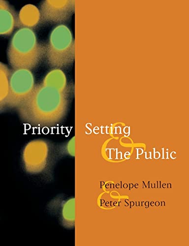 Stock image for Priority Setting and the Public for sale by Reuseabook