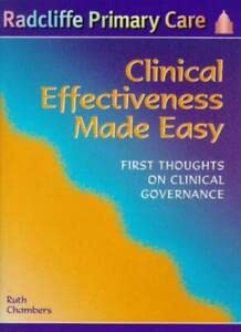 Stock image for Clinical Effectiveness Made Easy: First Thoughts on Clinical Governance for sale by WorldofBooks