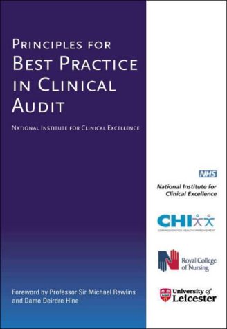 Beispielbild fr Principles for Best Practice in Clinical Audit zum Verkauf von WorldofBooks