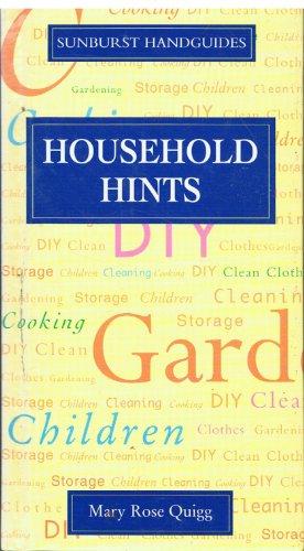 Stock image for Household Hints (Sunburst Handguides) for sale by MusicMagpie