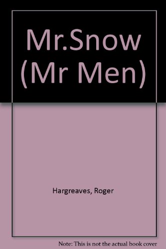 Mr.Snow (9781857813302) by Hargreaves, Roger