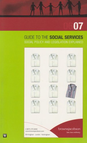 Stock image for Guide to the Social Services 2006/2007 for sale by Buchpark