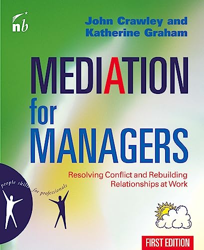 Stock image for MEDIATION FOR MANAGERS for sale by AwesomeBooks