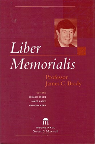 9781858002156: Liber Memorialis: Professor Jim Brady