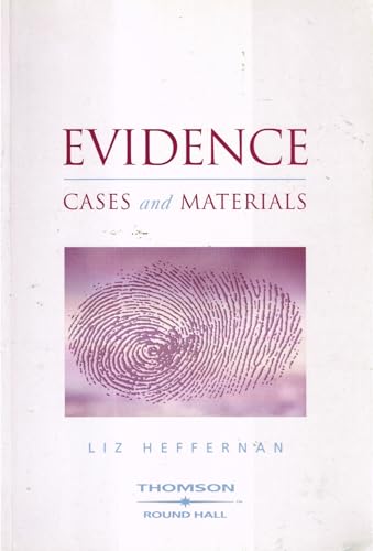 9781858004044: Evidence Cases and Materials
