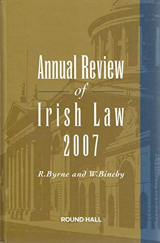 Imagen de archivo de Annual Review of Irish Law 2007 2007 (V42) a la venta por Pigeonhouse Books, Dublin